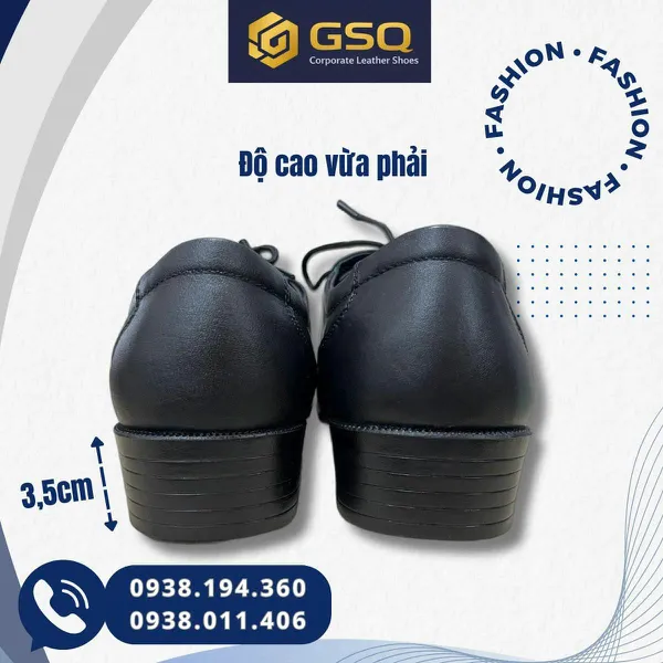 Giày Da Nam Mã 102 – Da Bò, Có Khâu Đế, Bảo Hành 12 Tháng