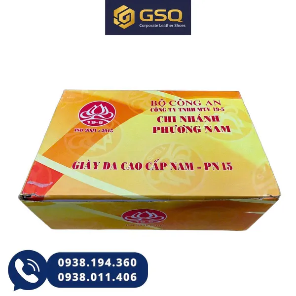 Giày Da Nam Đi Làm PN15 – Lịch Sự, Bền Đẹp, Dễ Phối Đồ Da Bò Thật, Lịch Lãm & Êm Chân
