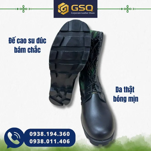 GIÀY BỐT DA CAO CỔ RẰN RI CHẤT LIỆU VẢI KẾT HỢP DA BÒ CAO CẤP 034