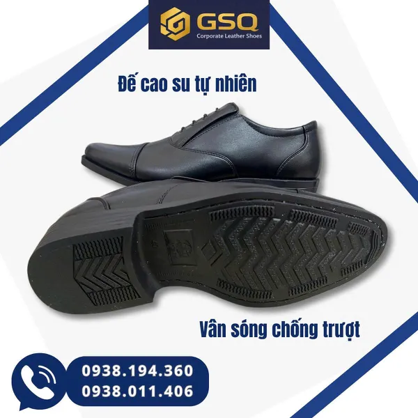 Giày Tây Nam Công Sở 610TV – Da Tổng Hợp Cao Cấp, Lịch Lãm, Dễ Mang Hằng Ngày