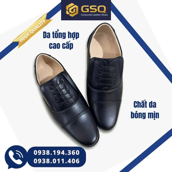 Giày Tây Nam Công Sở 610TV – Da Tổng Hợp Cao Cấp, Lịch Lãm, Dễ Mang Hằng Ngày