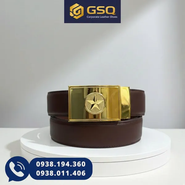 Dây Nịt, Dây Lưng Kiểu Quân Đội Cấp Tướng (Có Hình Ngôi Sao)