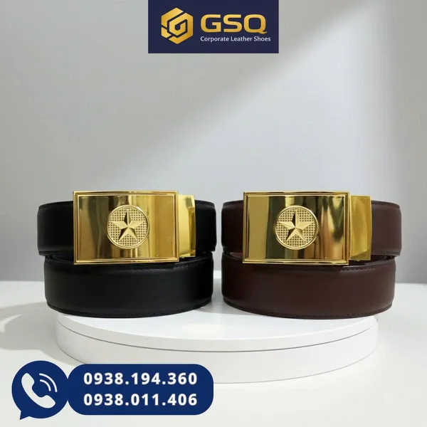 Dây Nịt, Dây Lưng Kiểu Quân Đội Cấp Tướng (Có Hình Ngôi Sao)