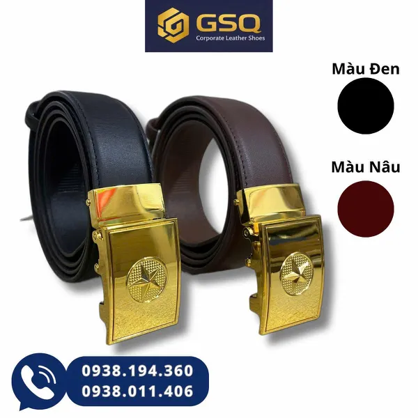 Dây Nịt, Dây Lưng Kiểu Quân Đội Cấp Tướng (Có Hình Ngôi Sao)