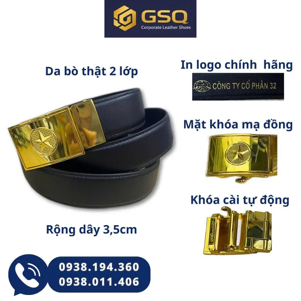 Dây Nịt, Dây Lưng Kiểu Quân Đội Cấp Tướng (Có Hình Ngôi Sao)