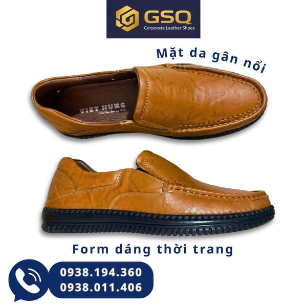 Giày Mọi Da Bò Nam M202