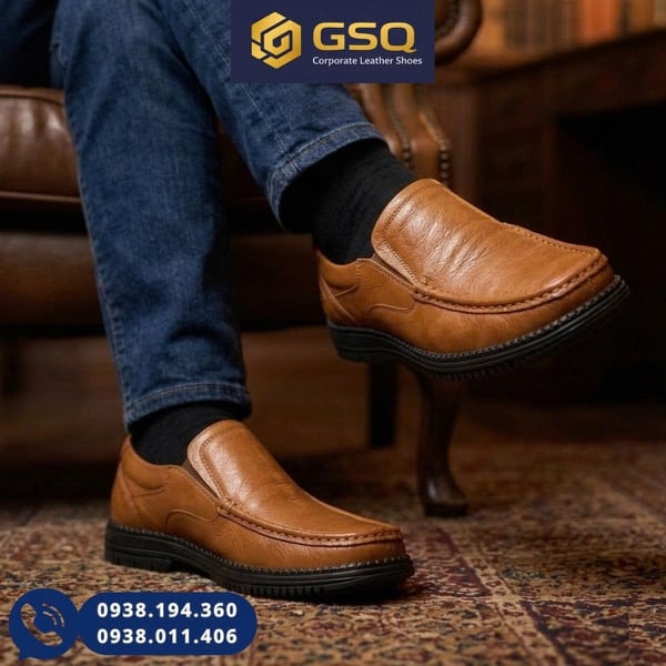 Giày Mọi Da Bò Nam M202