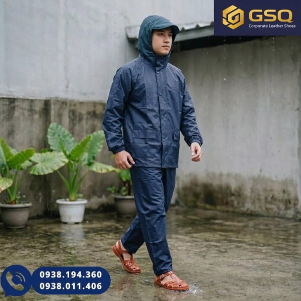 Bộ Áo Mưa Màu Tím Than Cao Cấp, Bền, Chống Mưa Siêu Tốt - Sản Phẩm Của Công Ty Cổ Phần 26