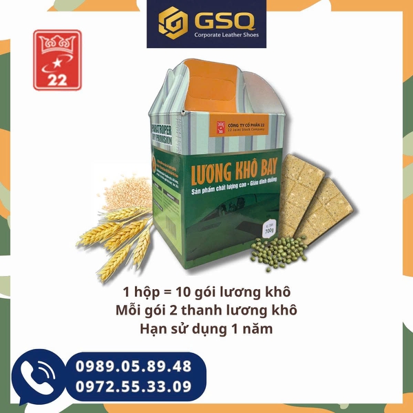 LƯƠNG KHÔ BAY HỘP 700G, THƠM NGON, TIỆN LỢI