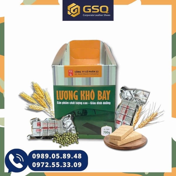 LƯƠNG KHÔ BAY HỘP 700G, THƠM NGON, TIỆN LỢI