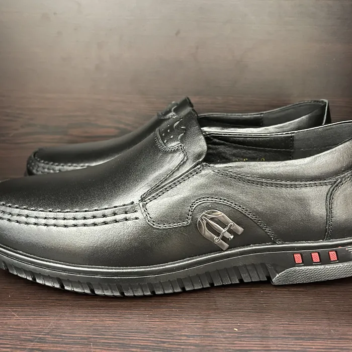 GIÀY DA NAM D58 ĐEN