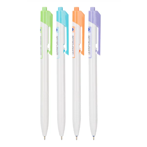 Bút Bi Deli Đầu Bấm ARROW 0.7mm Xanh EQ03236