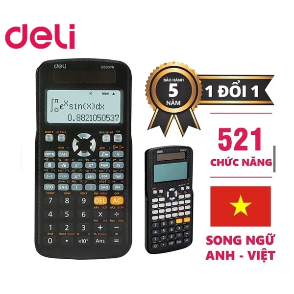 Máy Tính Kỹ Thuật Deli CD580VN