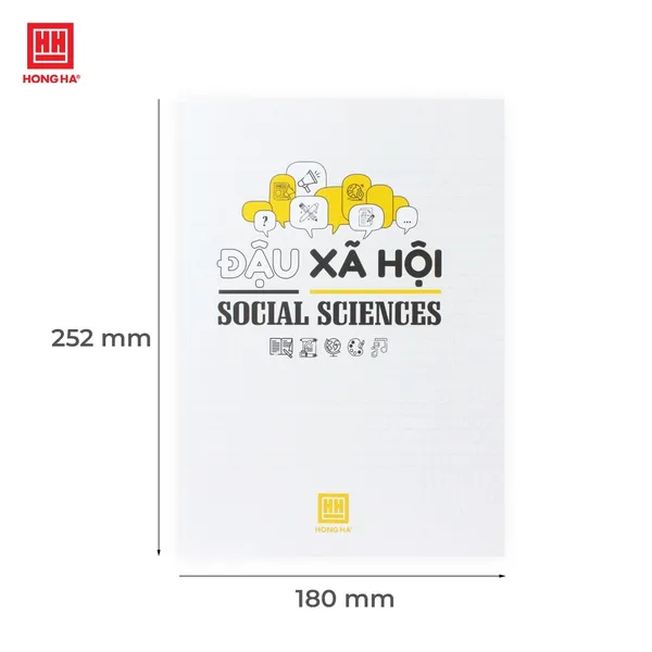 Vở gáy ghim 120 trang Study Đậu Xã Hội (môn Văn, Sử, Địa) - 1470
