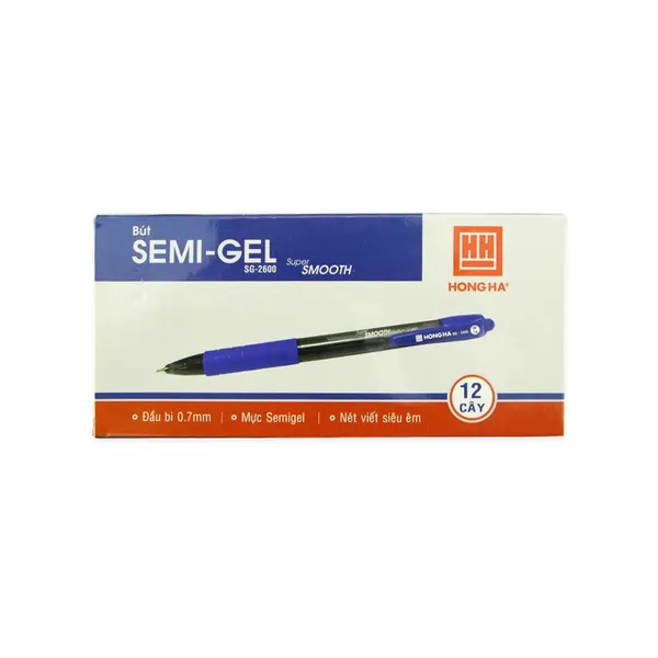 Bút Semi Gel Hồng Hà 0.7mm - 2600