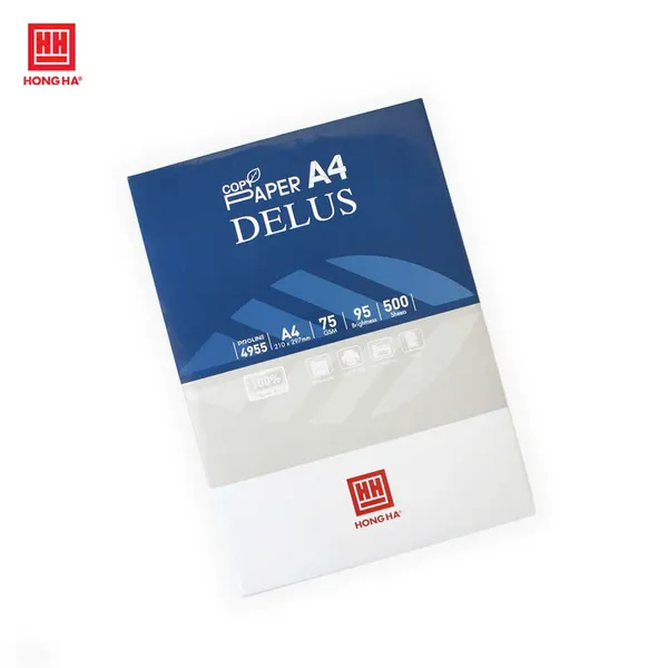 Giấy in A4 Hồng Hà Delus 75gsm - 4955