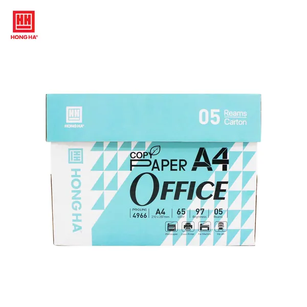Giấy Copy Paper Hồng Hà A4 65gsm - 4966