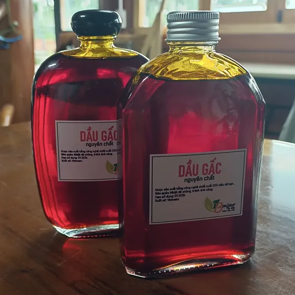 Dầu gấc nguyên chất chiết xuất CO₂ siêu tới hạn