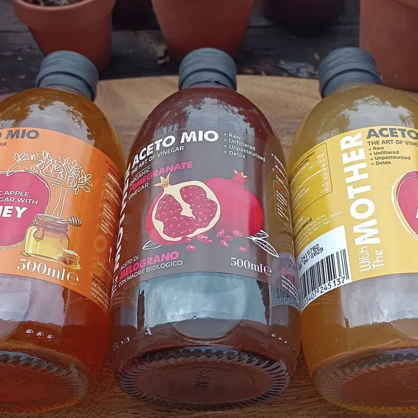 Giấm lựu hữu cơ pha mật ong