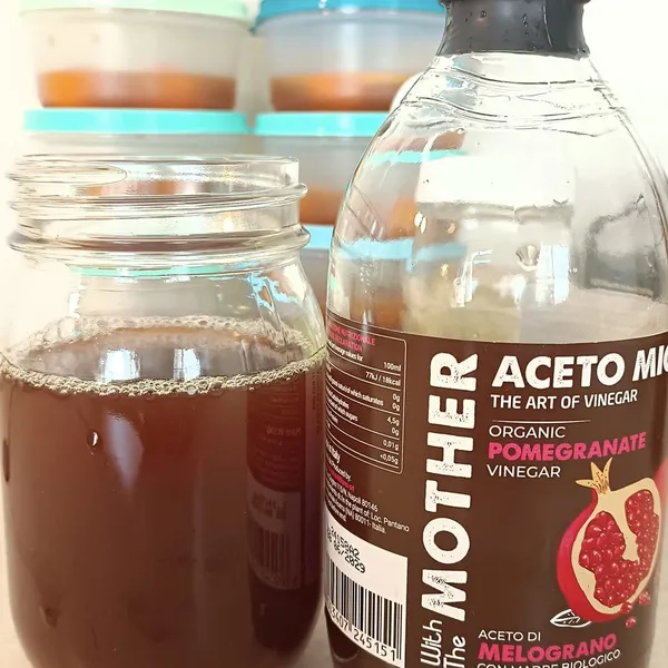 Giấm lựu hữu cơ pha mật ong