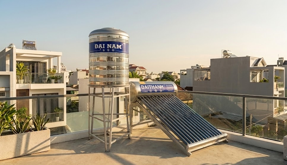 Bồn inox Đại Nam. Sản phẩm chính hãng Tân Á Đại Thành