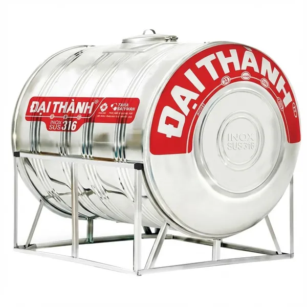 Bồn inox Đại Thành Vigo 700 lít ngang