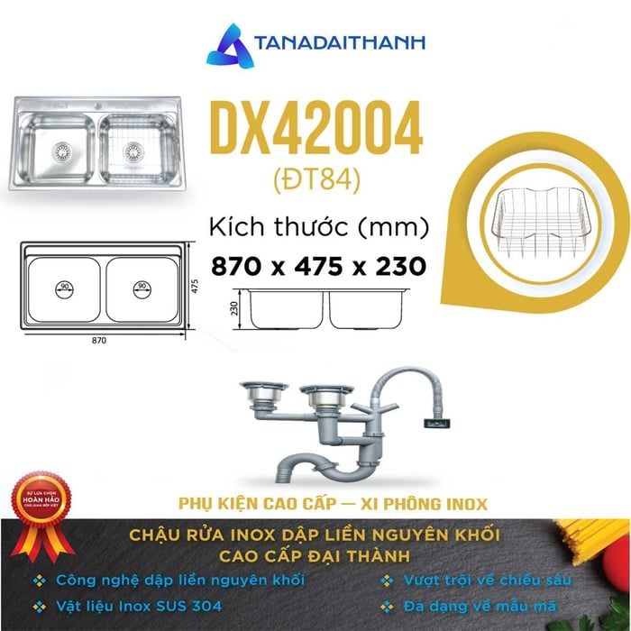 Chậu rửa Đại Thành ĐT 84