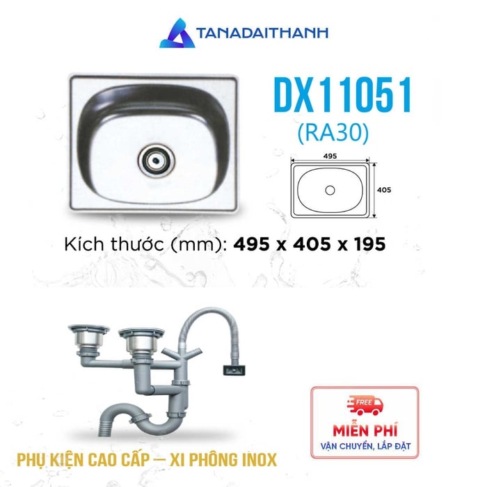 Chậu rửa Đại Thành DX11051(RA 30)