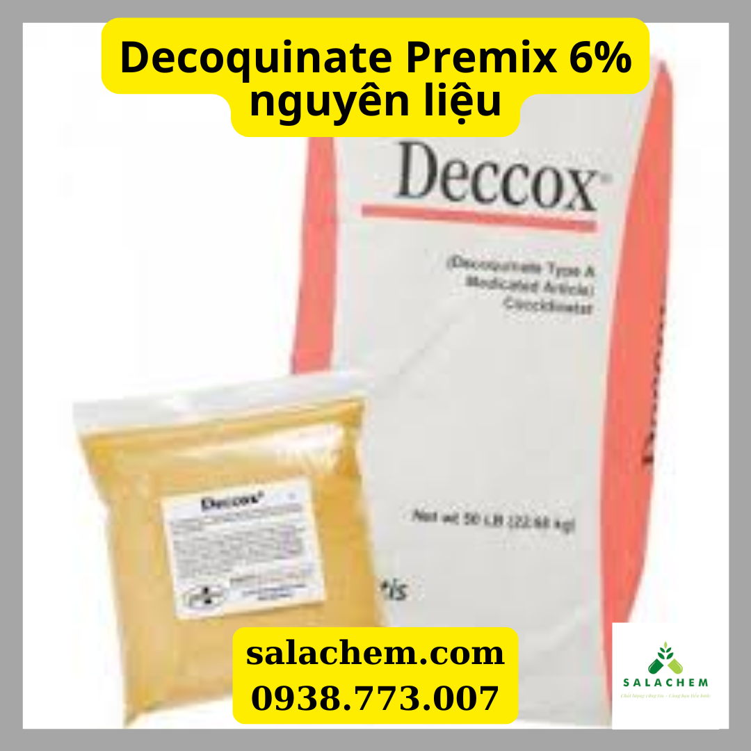Decoquinate Premix 6% nguyên liệu Decoquinate Premix 6% nguyên liệu