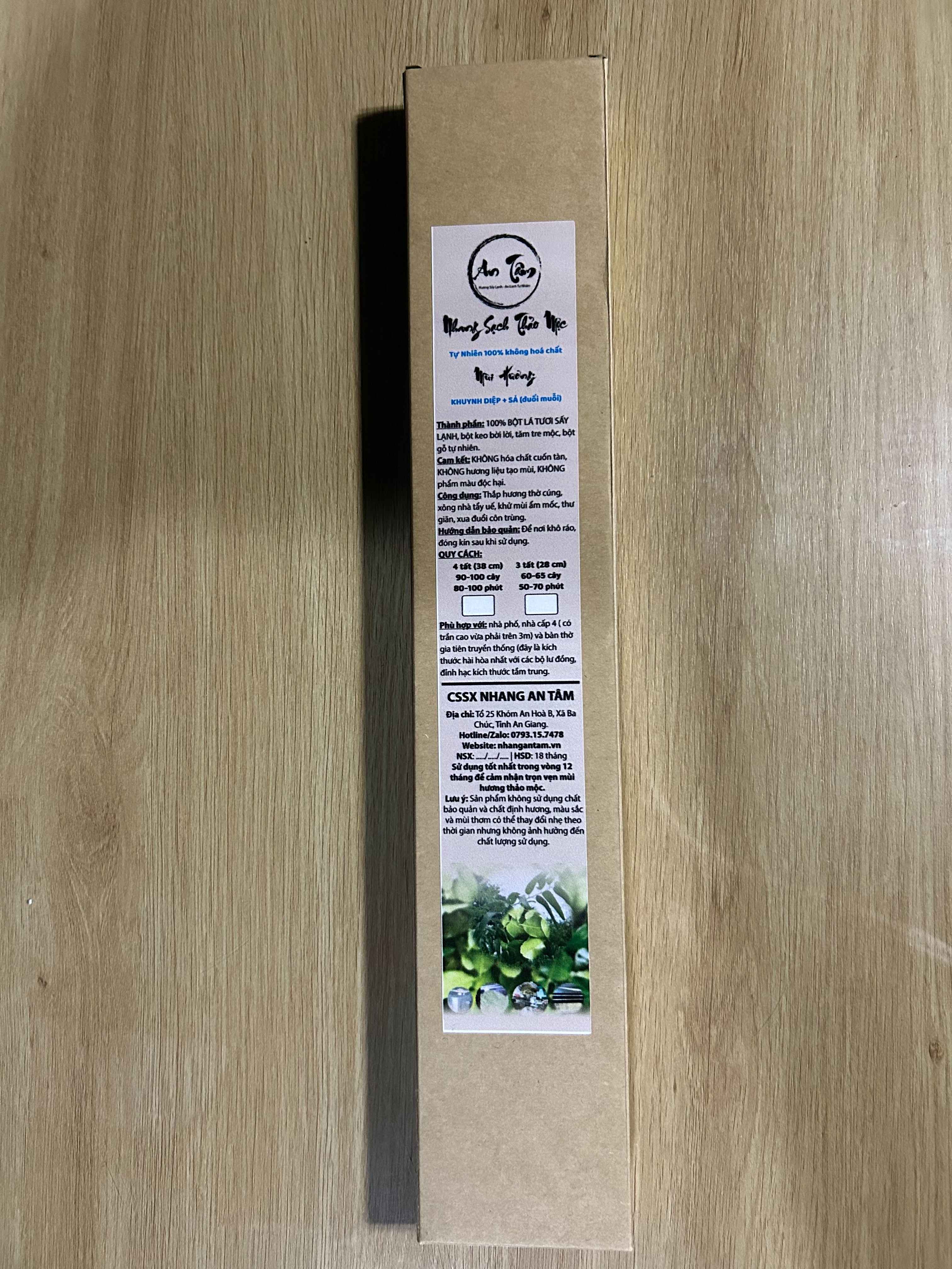 nhang đuổi muỗi 4 tất đóng hộp