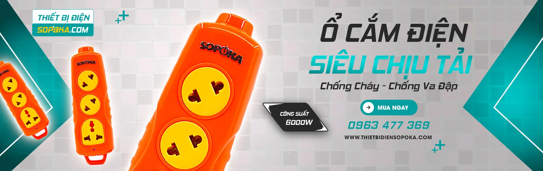 Ổ cắm điện SOPOKA 