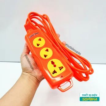 Ổ Cắm Điện 3 Lỗ Chéo 3000W 15A 250V 3C-3000W SOPOKA