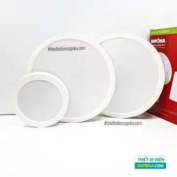 Bóng Đèn LED Ốp Trần Nổi Tròn 12W/18W/24W 220V RS12W/RS18W/RS24W SOPOKA