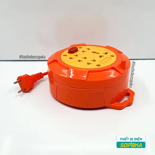 Ổ Cắm Điện Quay Cuộn Dây 2500W 10A 220V R45/R75/R95 SOPOKA