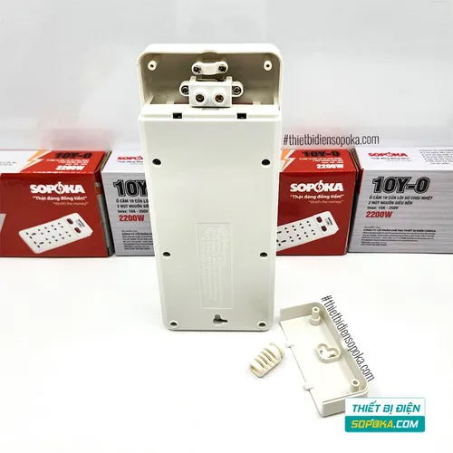 Ổ Cắm Điện 10 Lỗ 2200W Không Dây Lõi Sứ 10Y-0 SOPOKA
