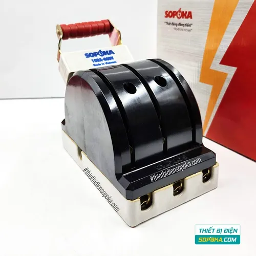 Cầu Dao Đảo Đế Sứ 3 Pha 600V 100A 3P 2N D37 SOPOKA