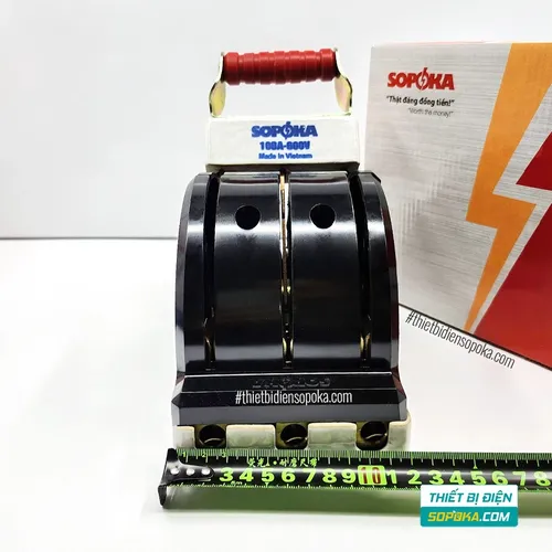 Cầu Dao Đảo Đế Sứ 3 Pha 600V 100A 3P 2N D37 SOPOKA