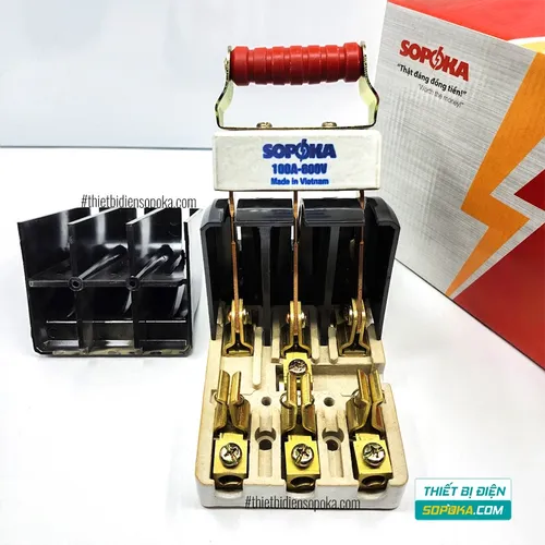 Cầu Dao Đảo Đế Sứ 3 Pha 600V 100A 3P 2N D37 SOPOKA