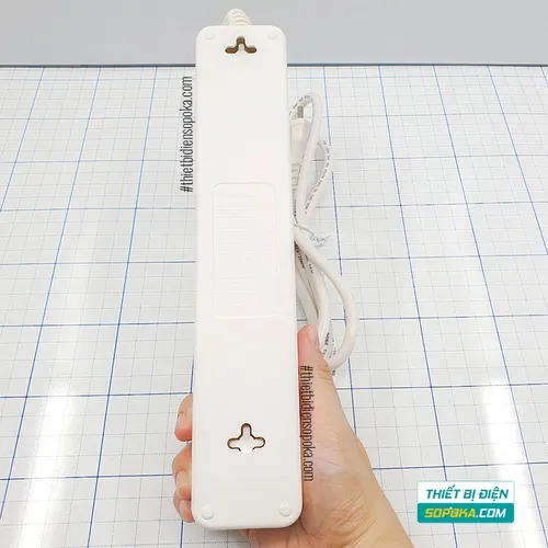 Ổ Cắm Điện 5 Lỗ Chéo 2200W 10A 5A2 SOPOKA