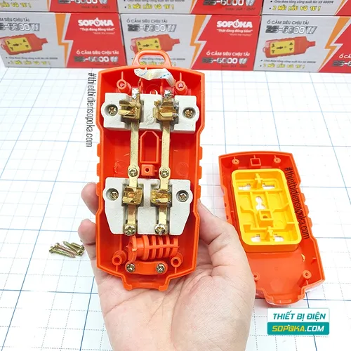 Ổ Cắm Điện 2 Lỗ Không Dây 6000W 2S-6000W SOPOKA