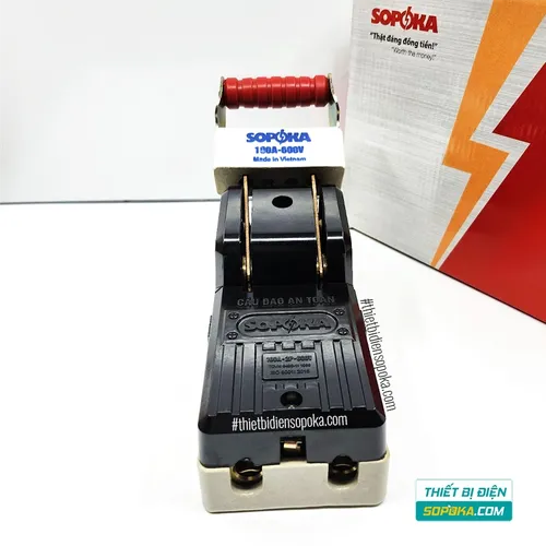 Cầu Dao Đế Sứ 1 Pha 100A 2P 600V D33 SOPOKA