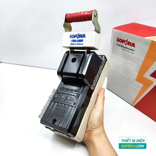 Cầu Dao Đế Sứ 1 Pha 100A 2P 600V D33 SOPOKA