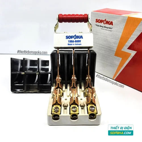 Cầu Dao Đảo Đế Sứ 3 Pha 150A 600V D43 SOPOKA