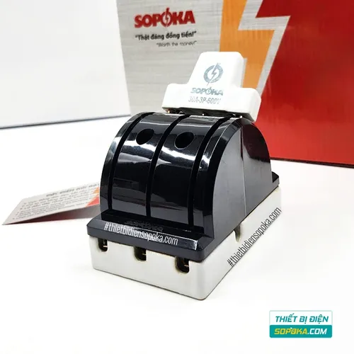 Cầu Dao Đảo Đế Sứ 3 Pha 3P 2N 600V 30A D26/D26A SOPOKA