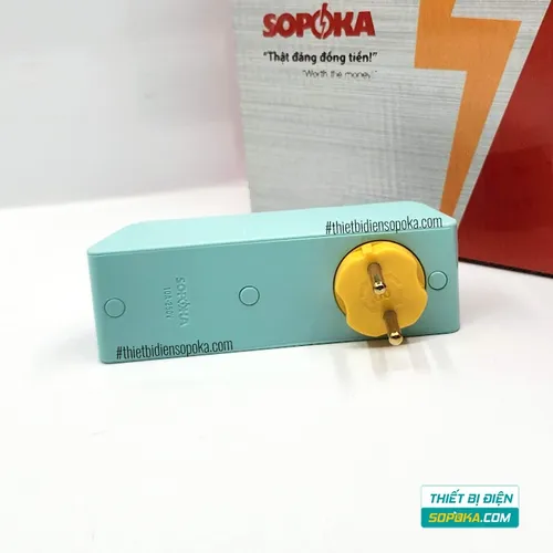 Phích Cắm Chia Điện 5 Lỗ Cổ Xoay 2200W 10A P25T/P25X SOPOKA