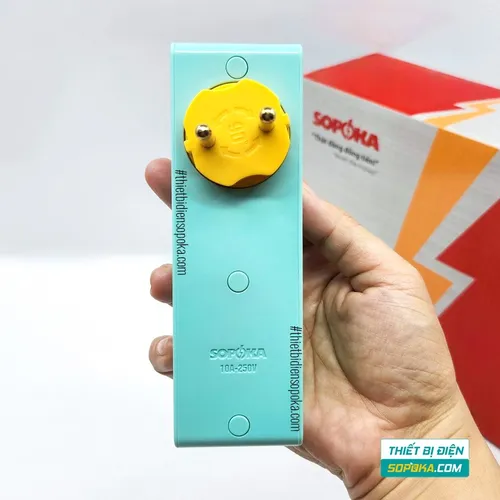 Phích Cắm Chia Điện 5 Lỗ Cổ Xoay 2200W 10A P25T/P25X SOPOKA