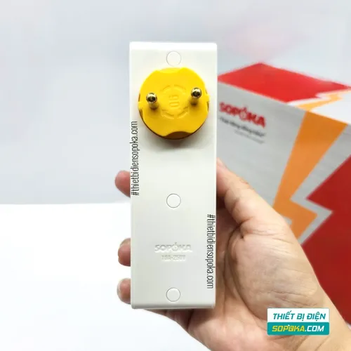 Phích Cắm Chia Điện 5 Lỗ Cổ Xoay 2200W 10A P25T/P25X SOPOKA