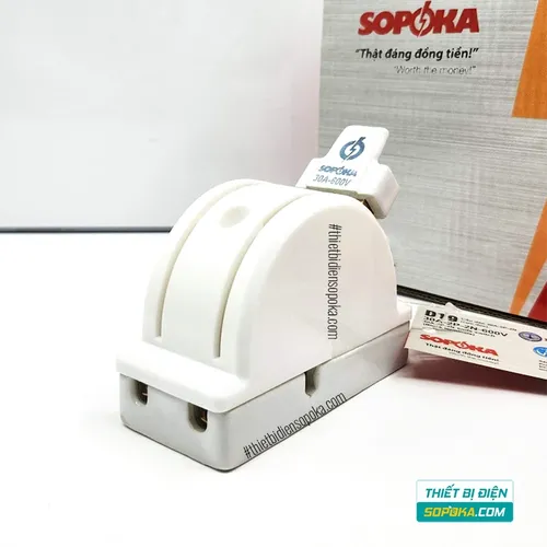 Cầu Dao Đảo Đế Sứ 1 Pha 30A 2P 600V D19 SOPOKA