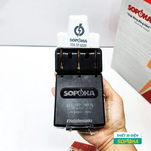 Cầu Dao Đế Sứ 3 Pha 3P 30A 600V D9/D9A SOPOKA