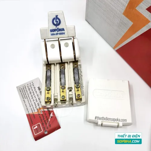 Cầu Dao Đế Sứ 3 Pha 3P 30A 600V D9/D9A SOPOKA